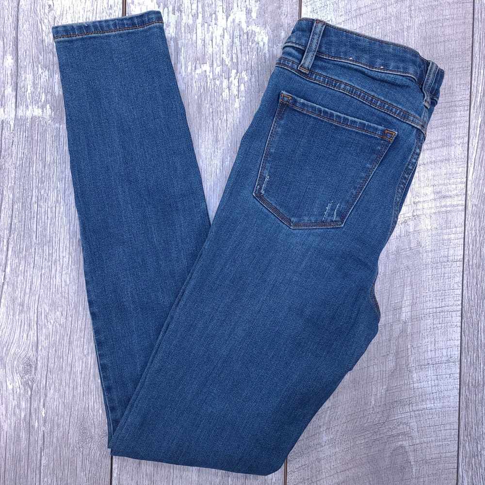 Prana Skinny Jeans Womens Size 4 Blue Organic Cotton Stretch Denim Regular